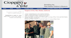 Desktop Screenshot of cioppinoandvino.com